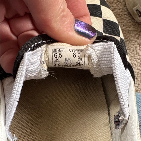 Vans | Checkered Platform Slip Ons - Picture 11 of 11